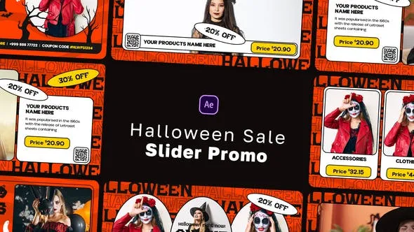 Videohive Halloween Sale Slider Promo 47457282