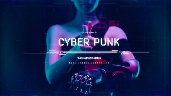 Videohive Hud Glitch Splitscreen Slideshow 47443936