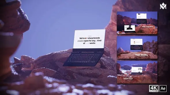 Videohive Laptop Mockup - Website Promo V.01 47377513