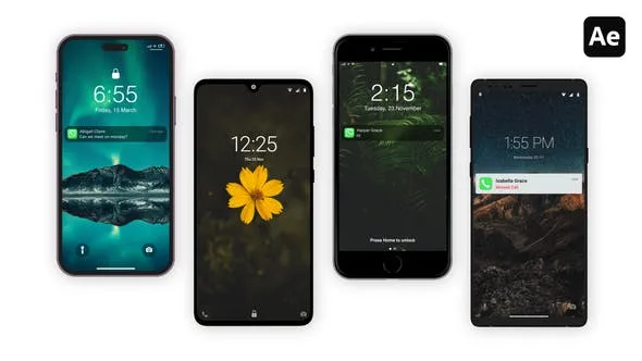 Videohive Phone Lock Screens 47598442