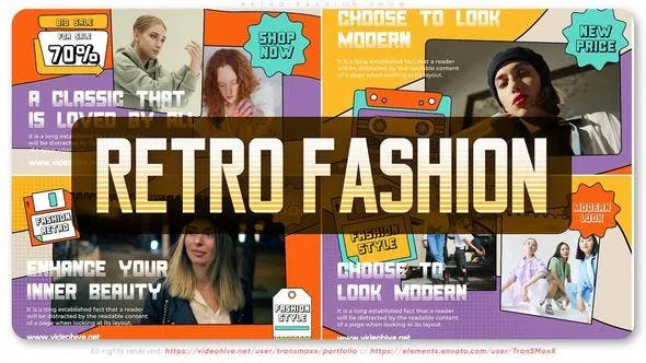 Videohive Retro Fashion Show 47202983