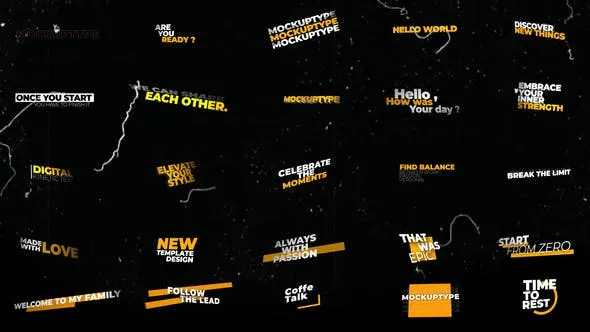 Videohive Text Titles Animations 47546993