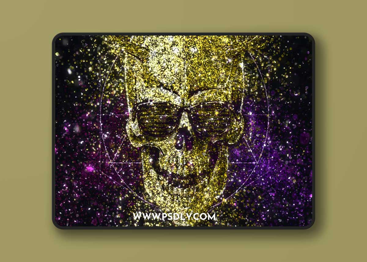 Glitterstorm Photoshop Action 645FP7