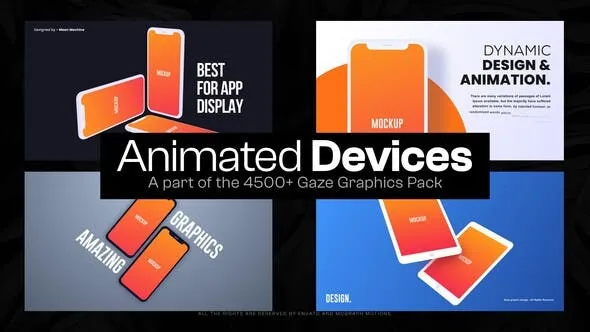 Videohive 15 Animated Devices 48092105