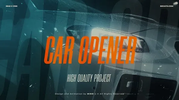 Videohive Car Logo Opener 47668457