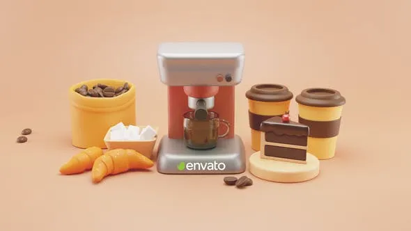 Videohive Coffee Shop Logo 48009710