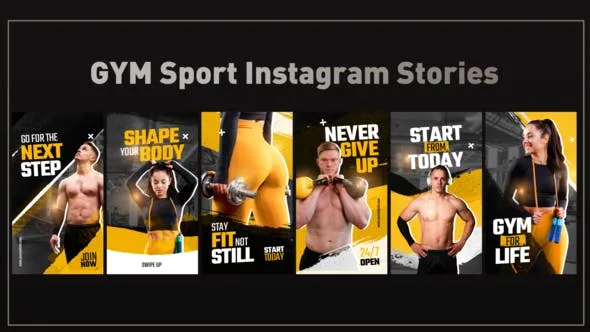 Videohive GYM Sport Instagram Stories 47912720