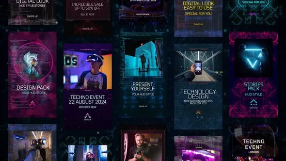 Videohive HUD Technology Stories 47803054