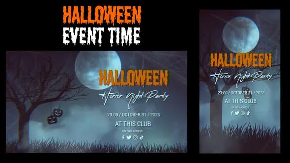 Videohive Halloween Event time 47892720
