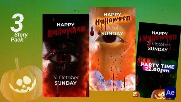 Videohive Halloween Story Pack 48146799