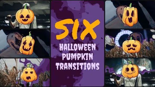 Videohive Halloween Transitions 48076382
