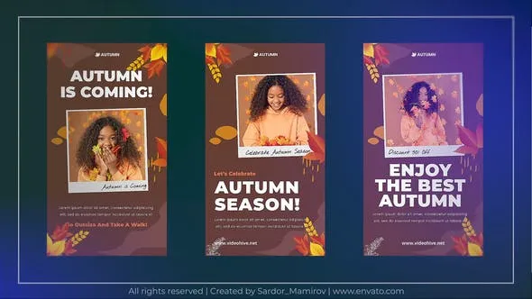 Videohive Hello Autumn, Instagram Stories 47990359