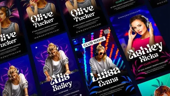 Videohive Hip Hop Club Night Instagram Story 48190807