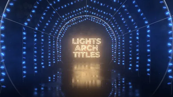 Videohive Lights Arch Titles 47838844