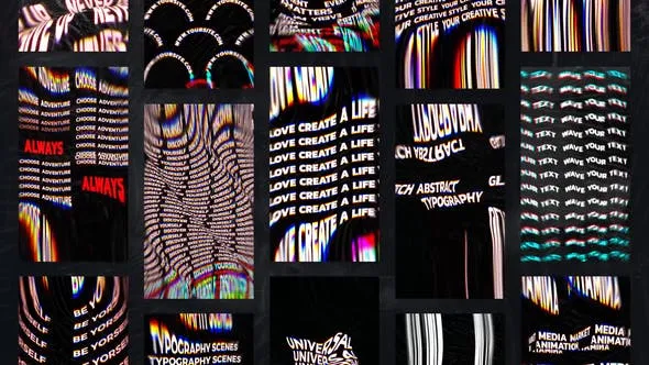 Videohive RGB Abstract Kinetic Stories 47989631