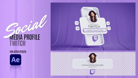 Videohive Social Media Profile - Twitch 48299042