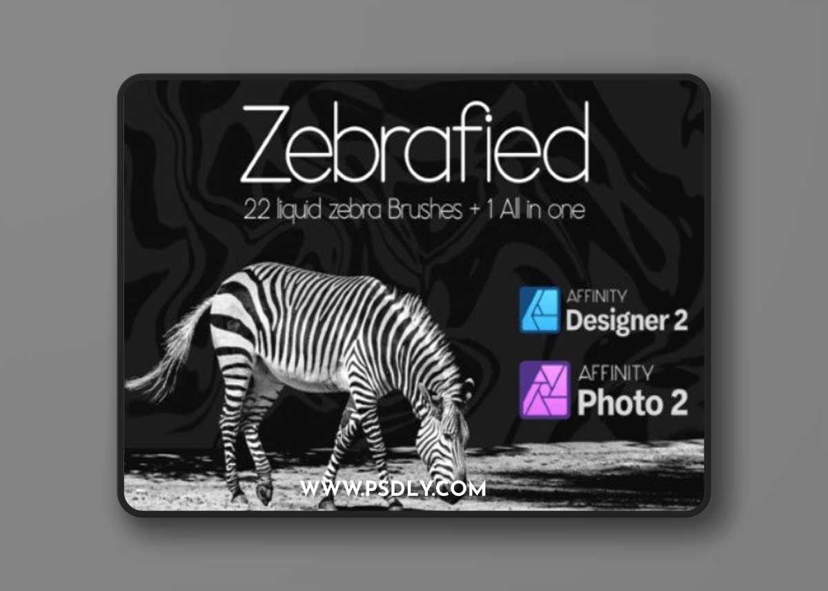 Zebrafied Affinity Pixel Brush 22 + AIO