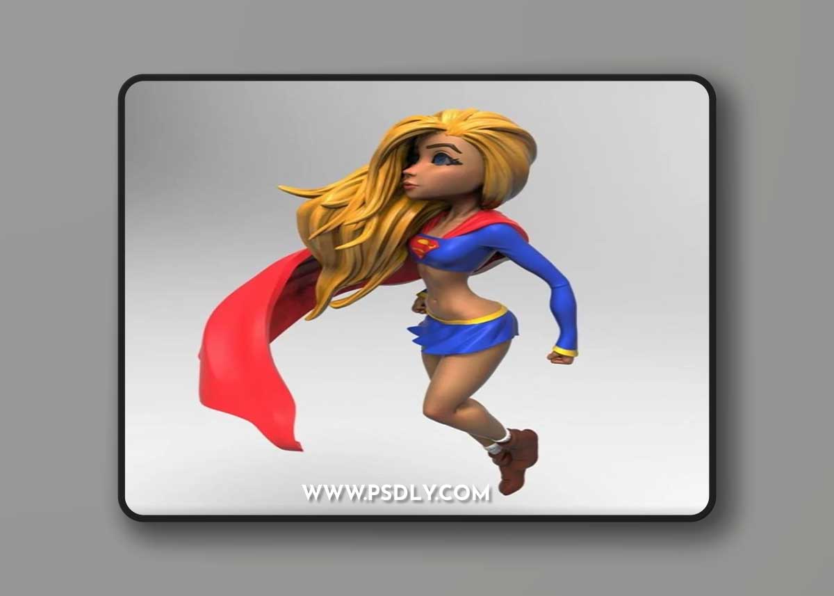 Messias - Supergirl – 3D Print Model