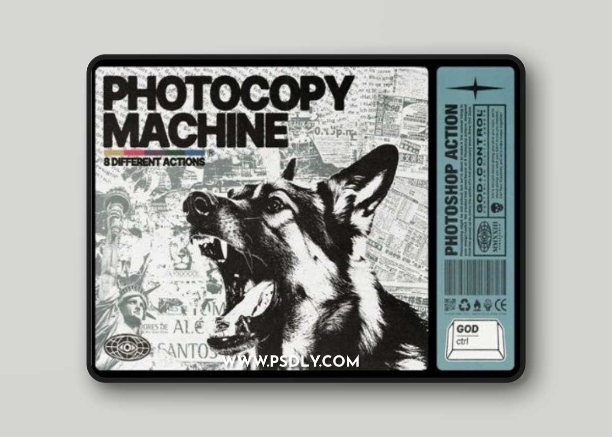 Photocopy Machine | Photoshop Action