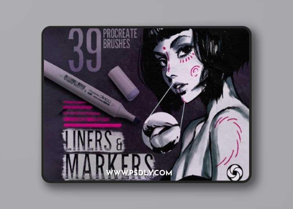 Procreate Liner & Marker Brushes