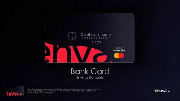 Videohive Bank Credit Card 48514317
