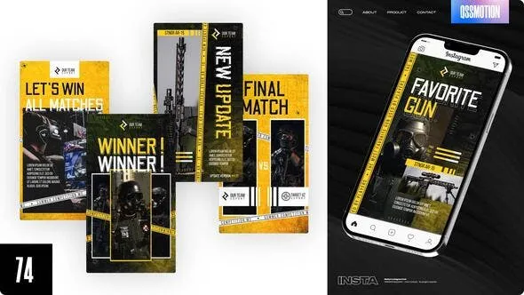 Videohive CrossFire E-sport Reels 48693999