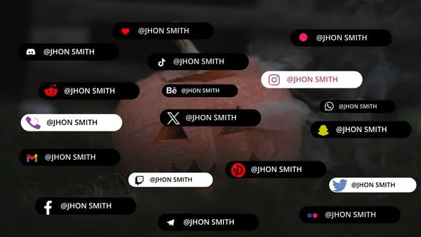 Videohive Halloween Lower thirds 48386200