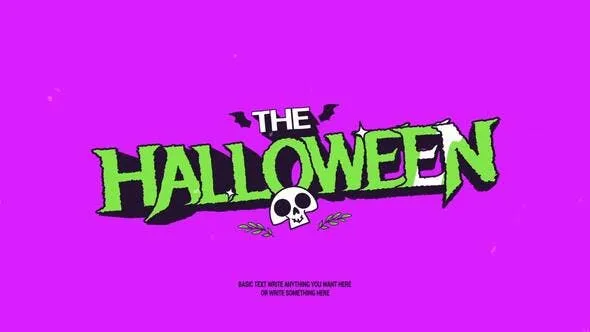 Videohive Halloween Titles and Text 48586819