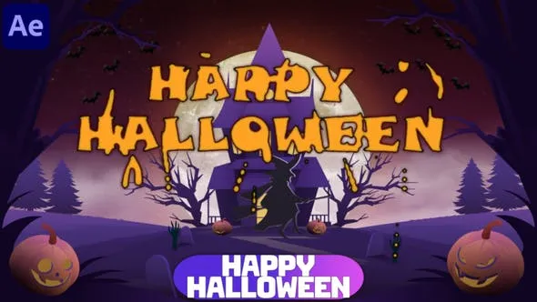 Videohive Happy Halloween Intro 48533153