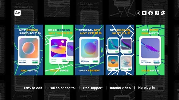 Videohive Non-Fungible Token Instagram Reels 48542793