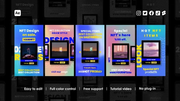 Videohive Non-Fungible Token Instagram Reels 48740817