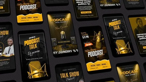 Videohive Podcast Instagram Reels 48622913