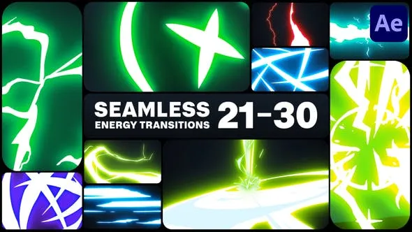 Videohive Seamless Energy Transitions for After Effects 48447580