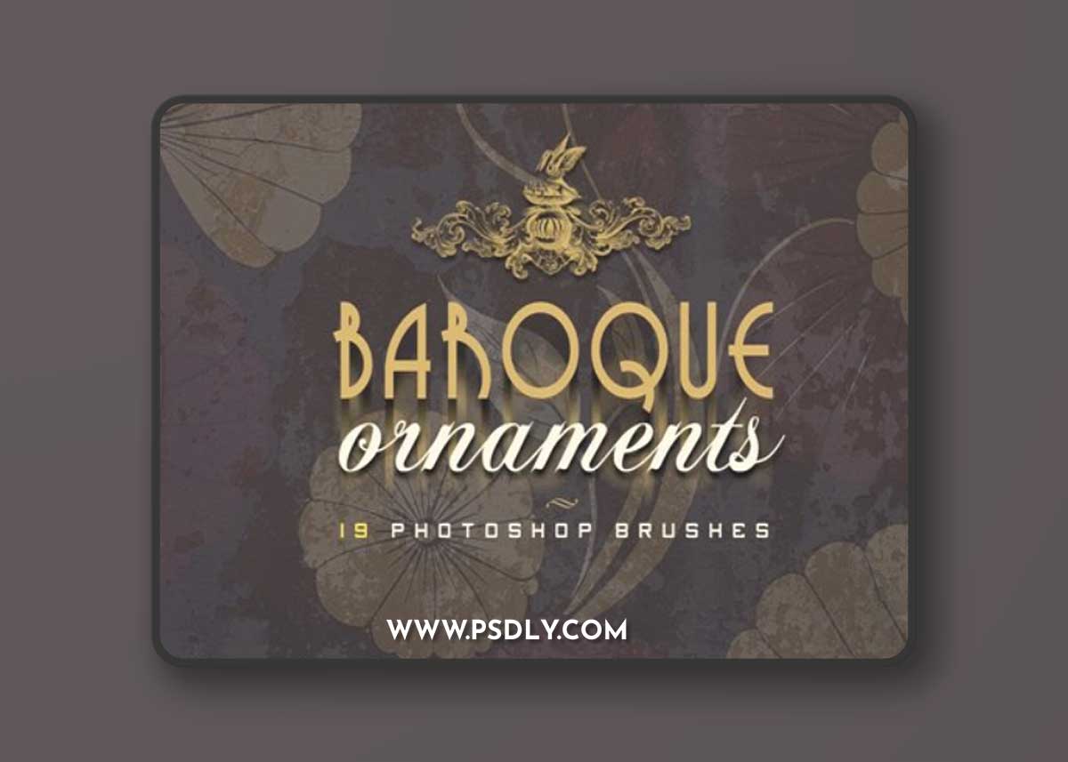 Baroque Ornaments Brushes for Photoshop [Vol.3]