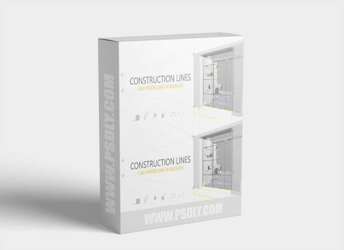 Blender Market - Construction Lines - Accurate Cad Modelling Add-On For Blender v0.9.6.8