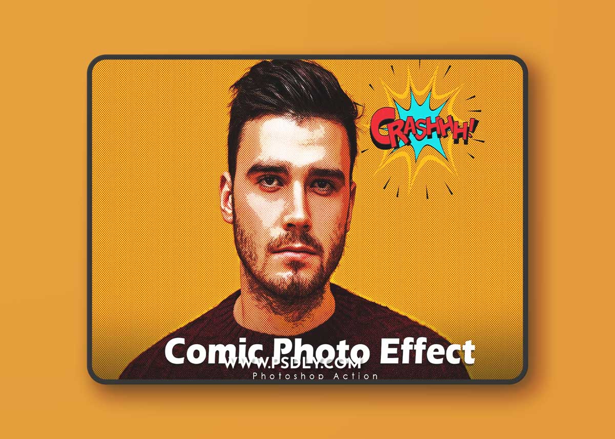 Comic Photo Effect - Photoshop Action 669KMB4