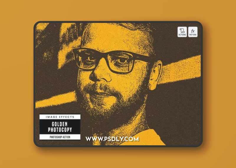 Golden Photocopy Effect