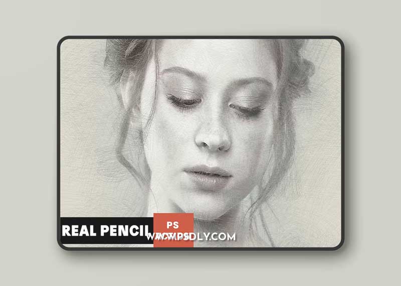 Real Pencil Photoshop Action