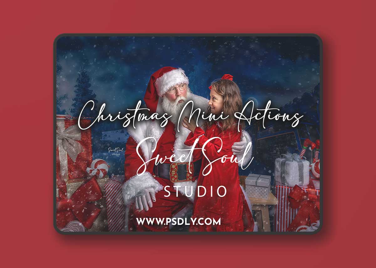 Sweet Soul Studios - Christmas Minis (studio) actions collection
