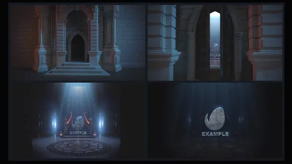 Videohive Cinematic Castle Logo Reveal 22813430