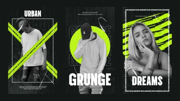 Videohive Grunge Stories 49442300