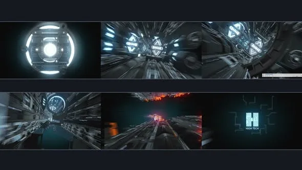 Videohive High Tech Glitch Logo Reveal 23825412