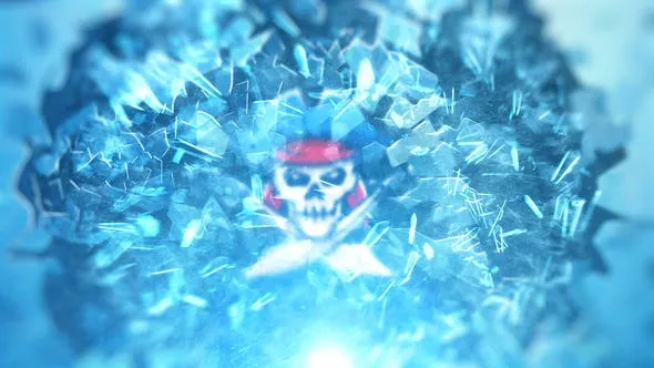 Videohive Ice Shatter Logo Reveal 49000785