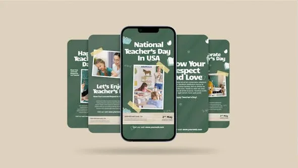 Videohive World Teacher Day Instagram Facebook Story 48989409