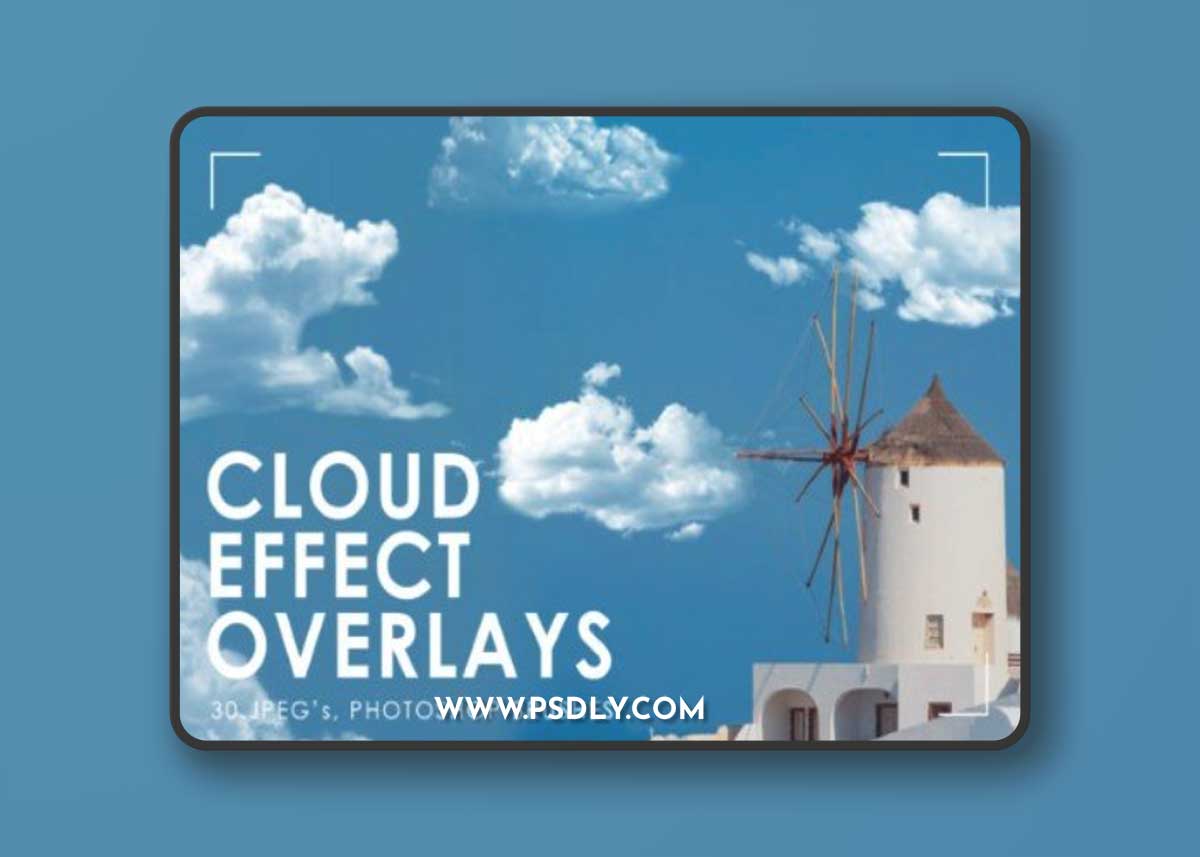 30 Realistic Cloud Overlays