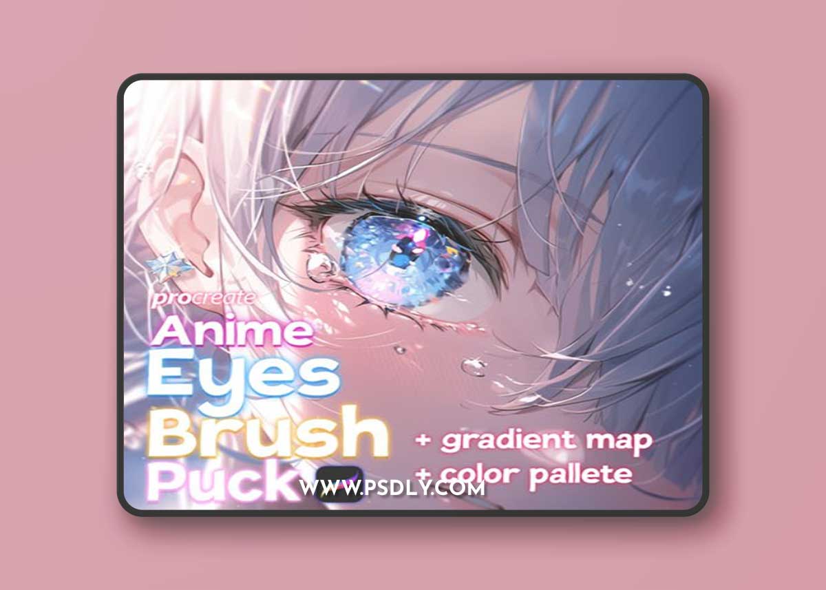Anime Eyes Brushes Pack for Procreate