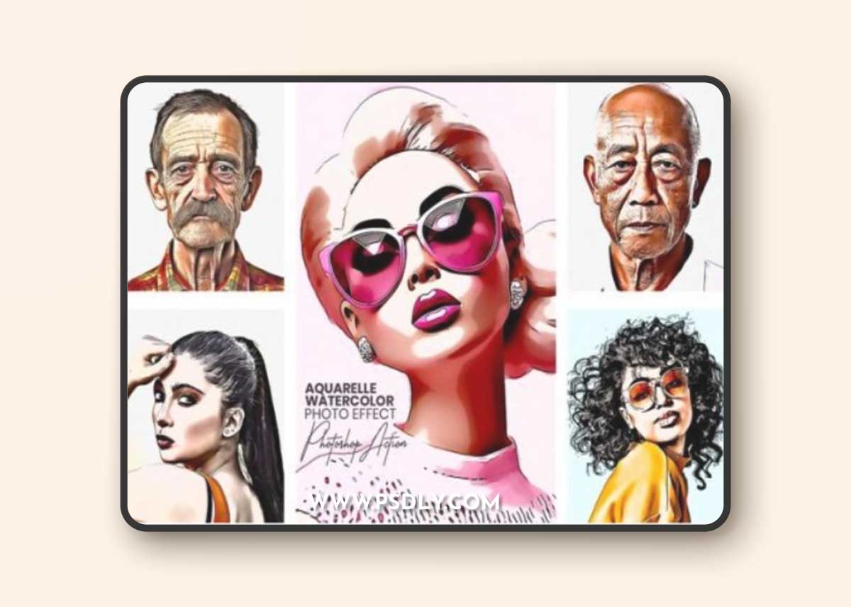 Aquarelle Watercolor Effect Photoshop