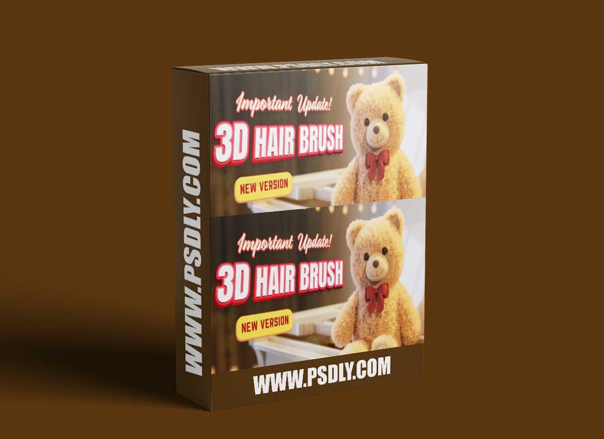 Blender Addon | 3D Hair Brush 4.5