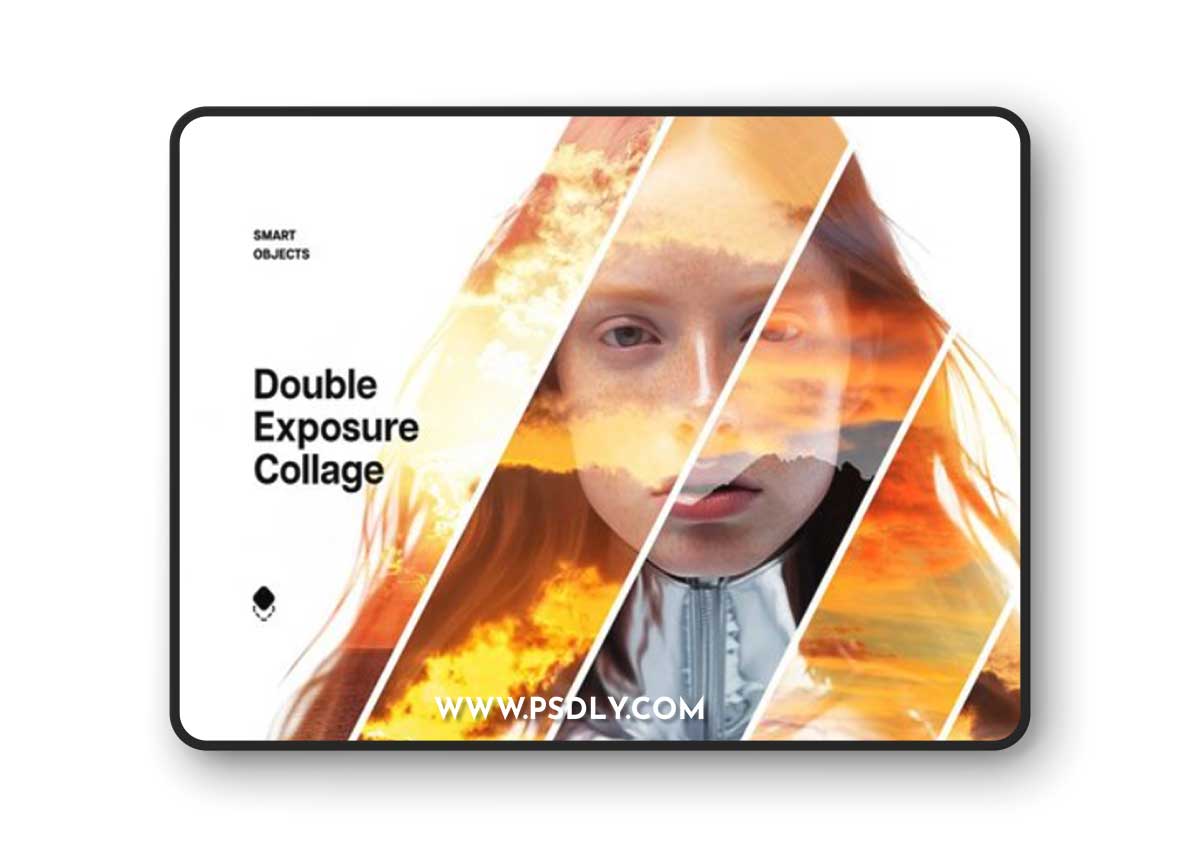 Double Exposure Puzzle Photo Effect for Photoshop