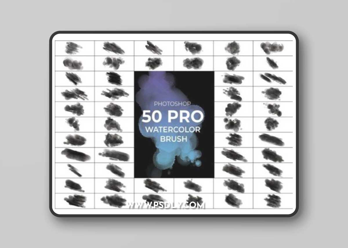 Pro Watercolor Photoshop Brush